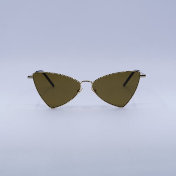 ?️ New Saint Laurent SL303 JERRY 011 Sunglasses - Gold Frame, Brown Lenses main image 5